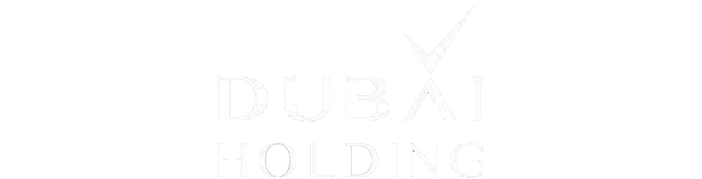 dubai holding logo white