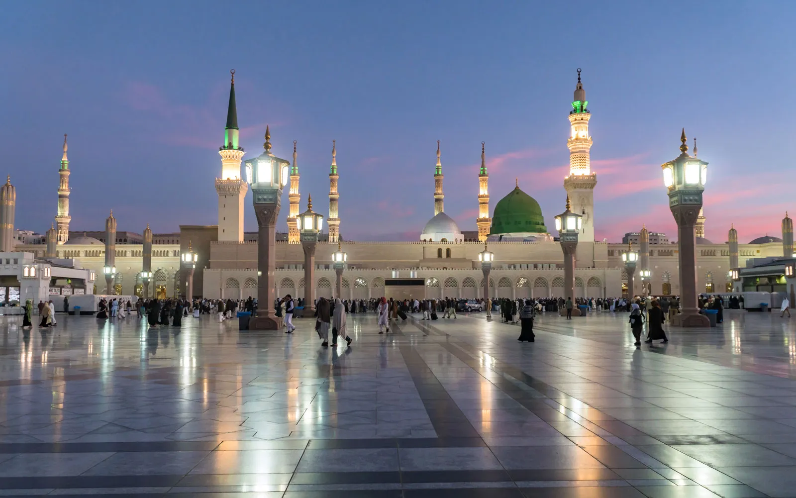 site Prophets Mosque Medina Saudi Arabia Mecca